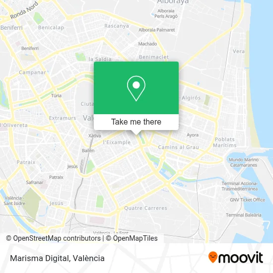Marisma Digital map