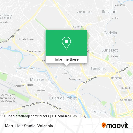 Maru Hair Studio map