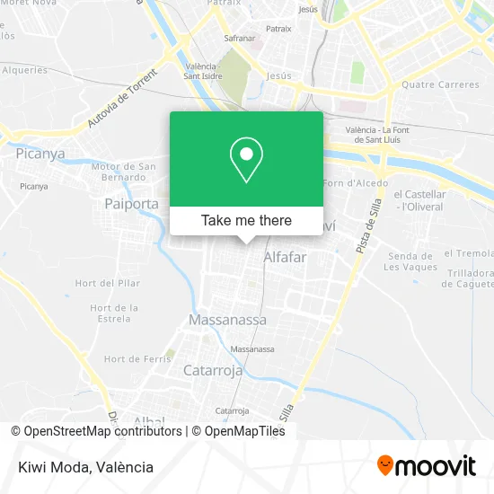 Kiwi Moda map