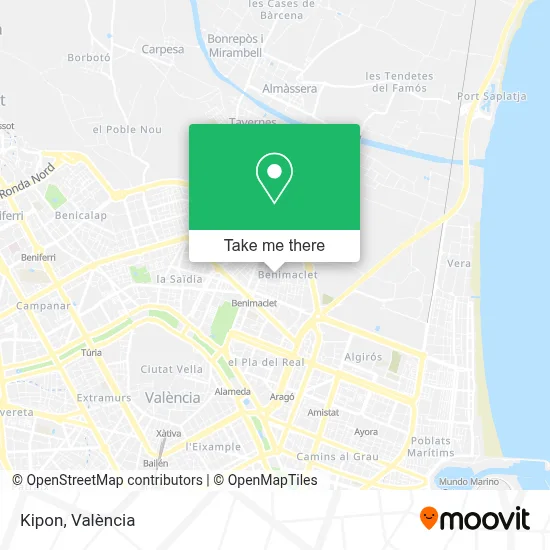 Kipon map
