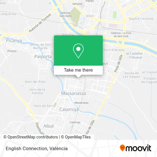 English Connection map