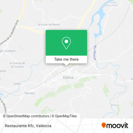 Restaurante Kfc map