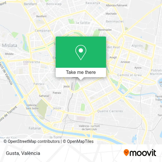 Gusta map