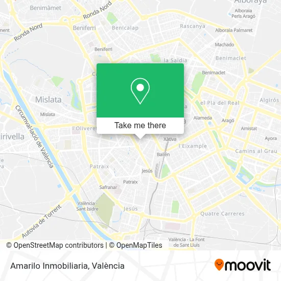 Amarilo Inmobiliaria map