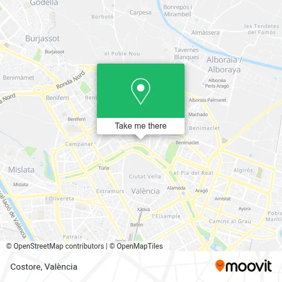 Costore map