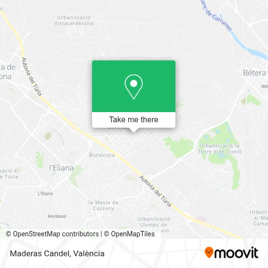 Maderas Candel map