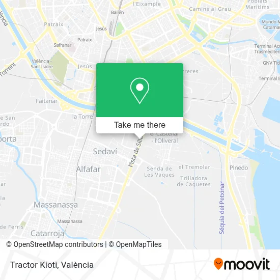 Tractor Kioti map
