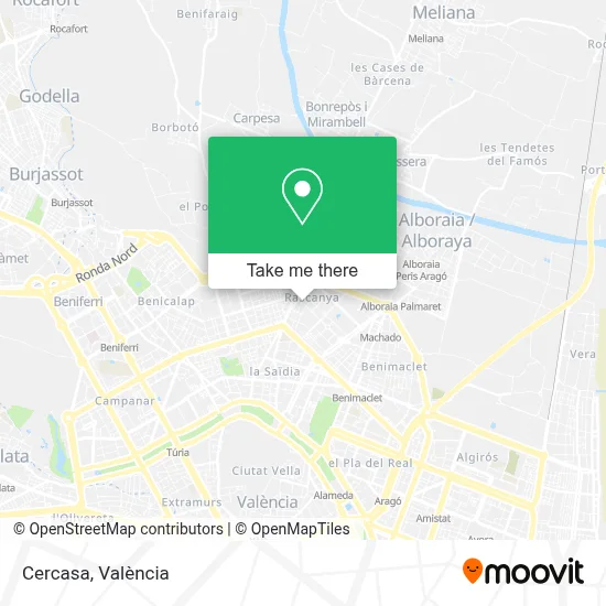 Cercasa map