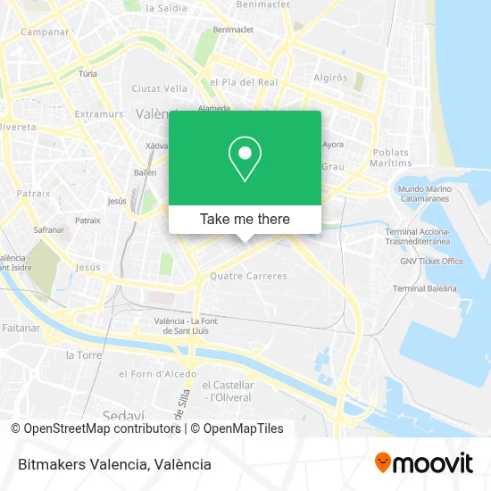 Bitmakers Valencia map