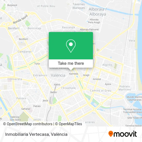 Inmobiliaria Vertecasa map