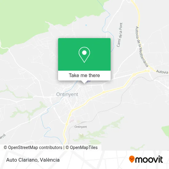 Auto Clariano map
