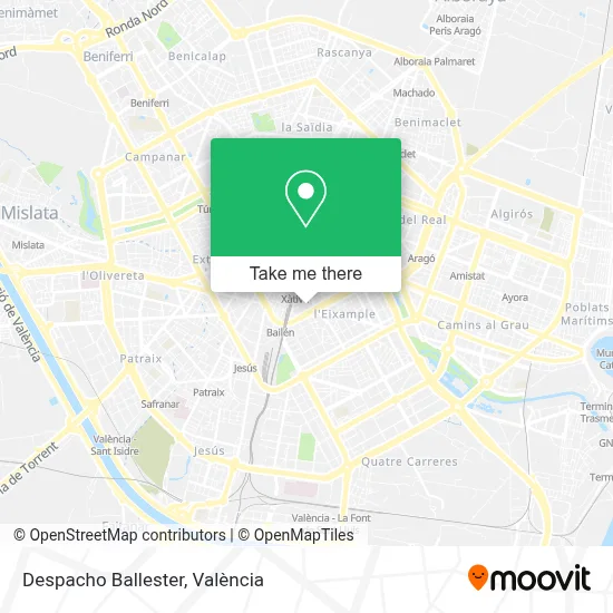 Despacho Ballester map