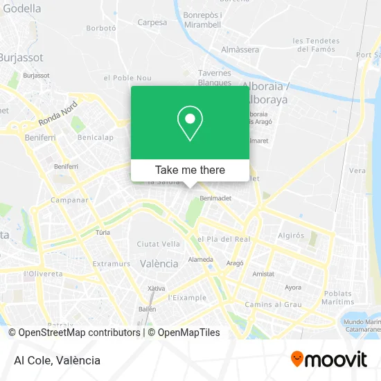 Al Cole map