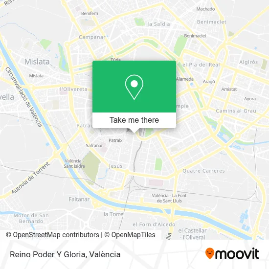 Reino Poder Y Gloria map