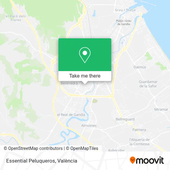 Essential Peluqueros map