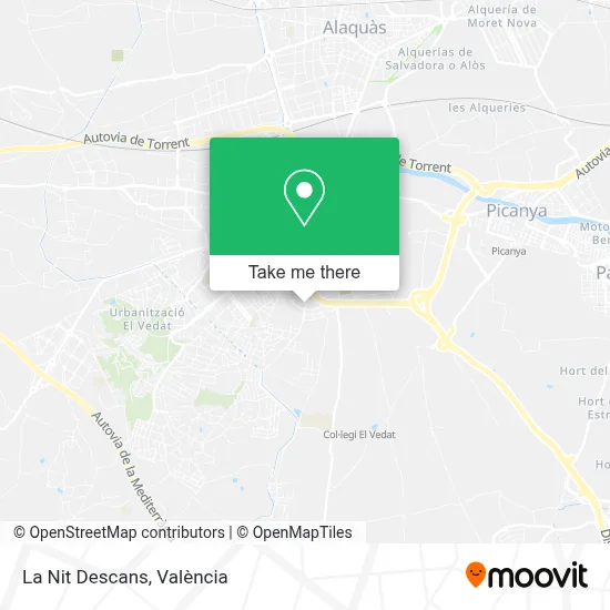 La Nit Descans map