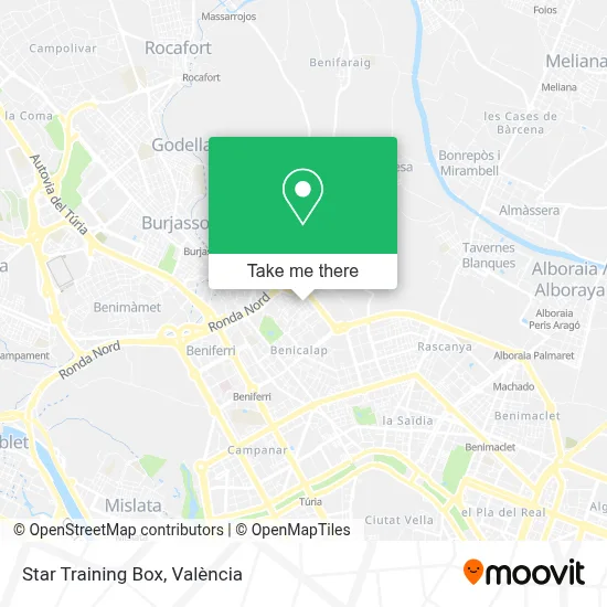 Star Training Box map