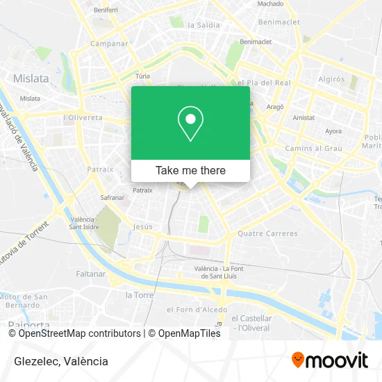 Glezelec map