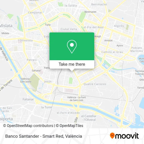 Banco Santander - Smart Red map