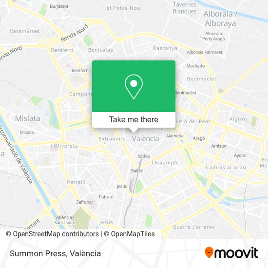 Summon Press map