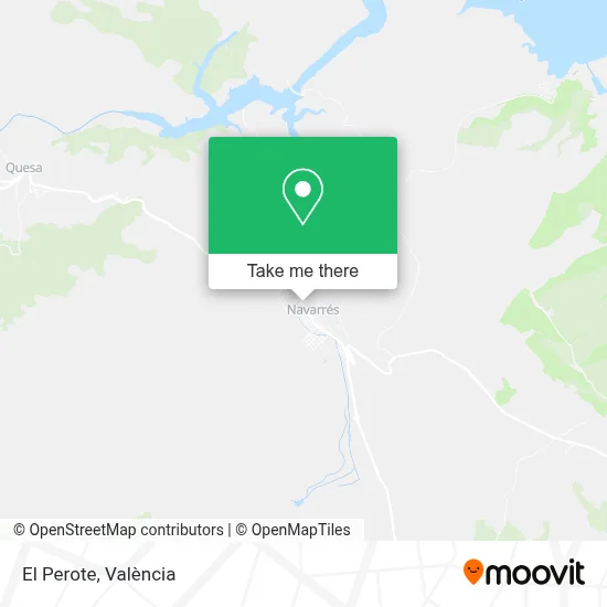 El Perote map