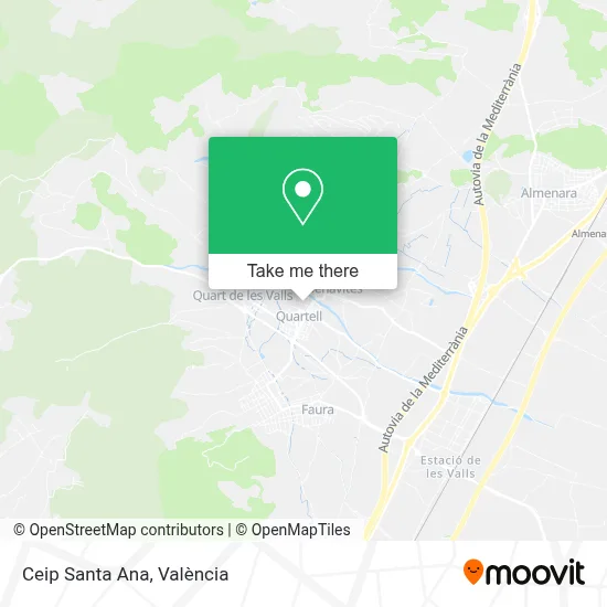Ceip Santa Ana map