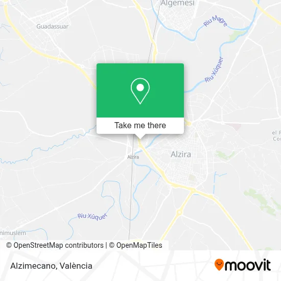 Alzimecano map