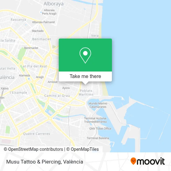 Musu Tattoo & Piercing map