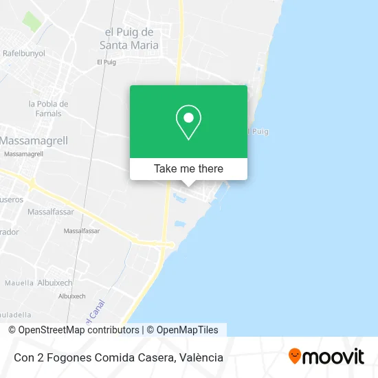 Con 2 Fogones Comida Casera map