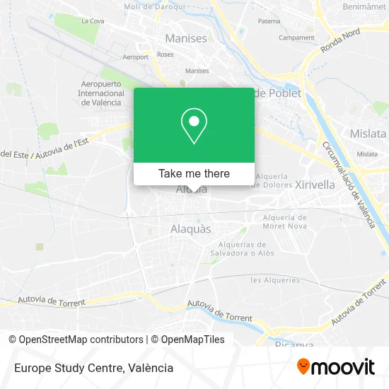Europe Study Centre map