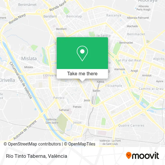 Río Tinto Taberna map