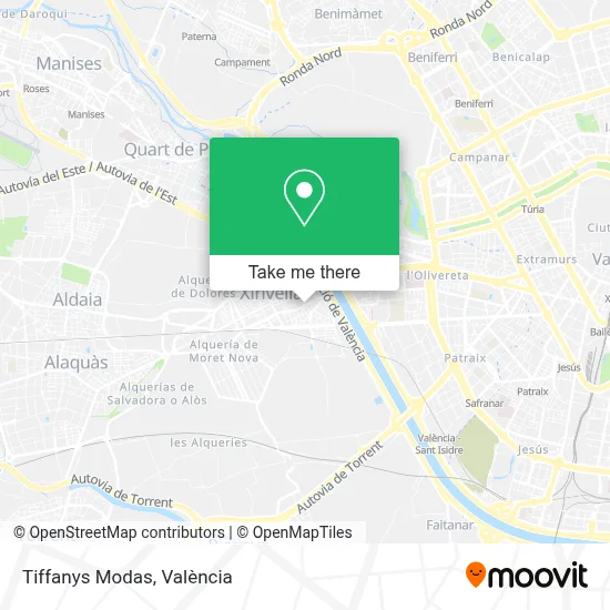 Tiffanys Modas map