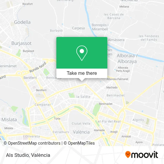 Als Studio map