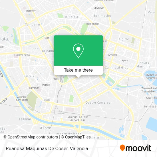 Ruanosa Maquinas De Coser map