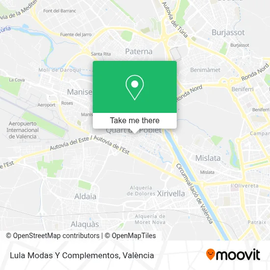 Lula Modas Y Complementos map