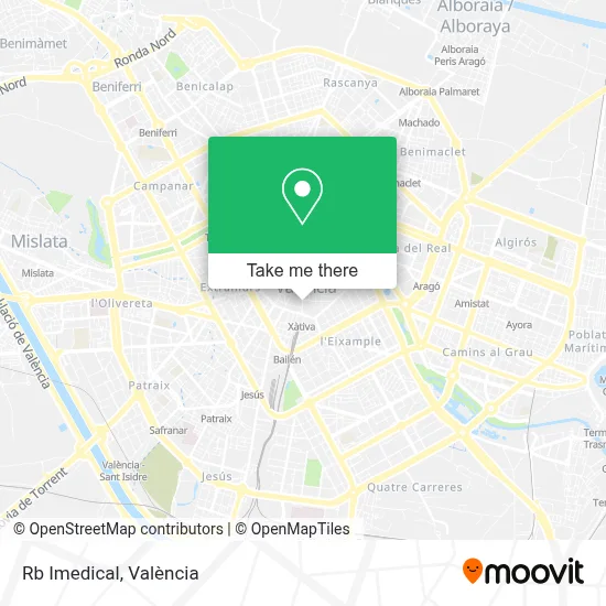 Rb Imedical map