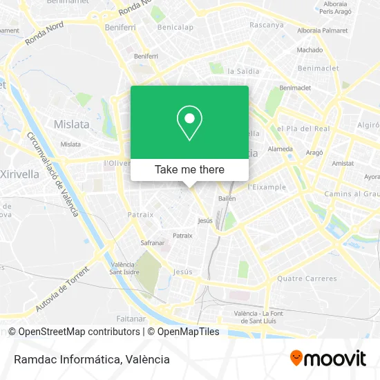 Ramdac Informática map