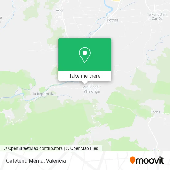Cafeteria Menta map