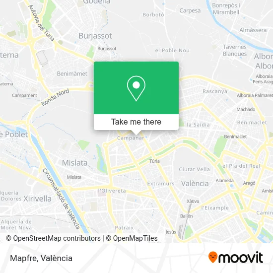 Mapfre map