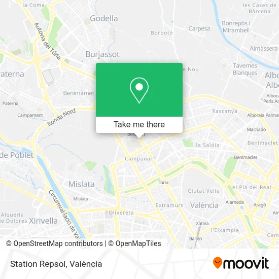 Station Repsol map