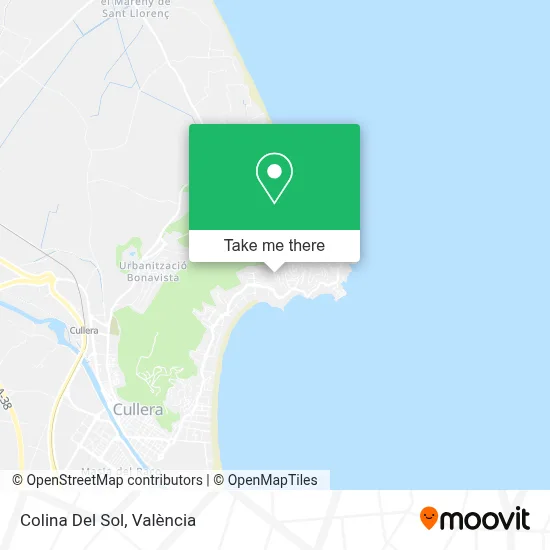 Colina Del Sol map