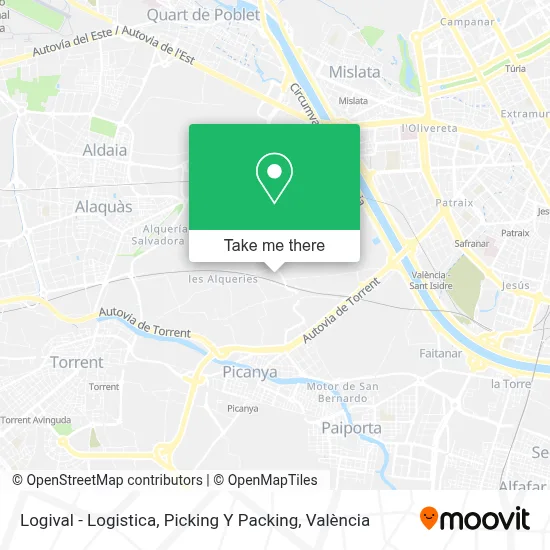 Logival - Logistica, Picking Y Packing map