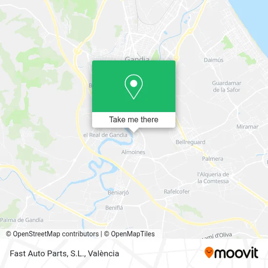 Fast Auto Parts, S.L. map
