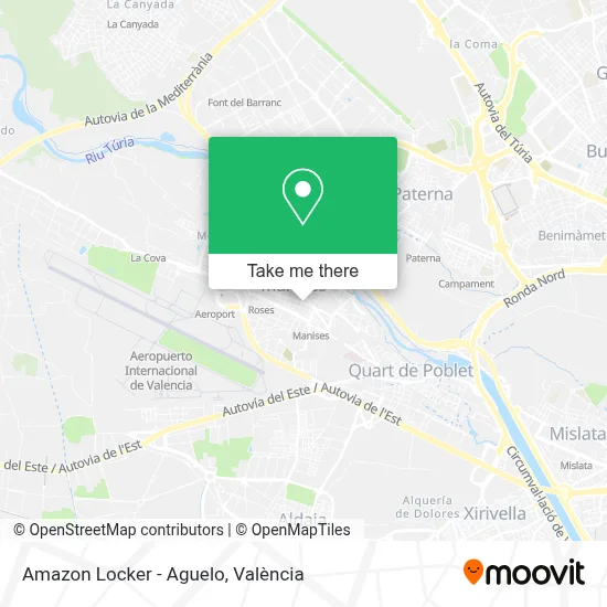 Amazon Locker - Aguelo map