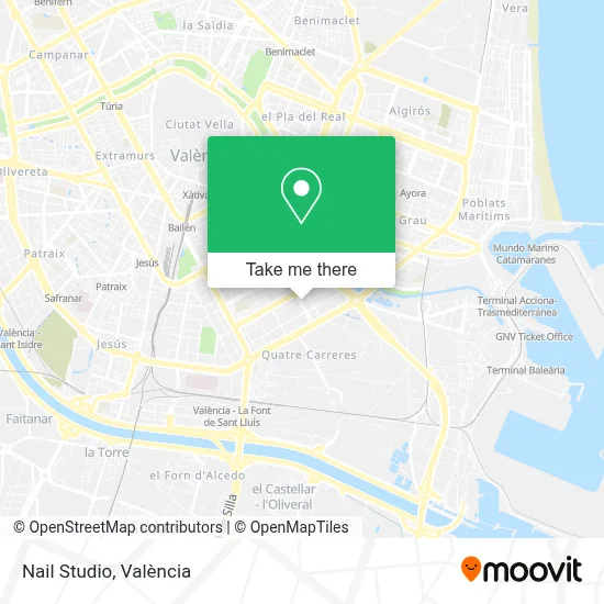 Nailstudio map