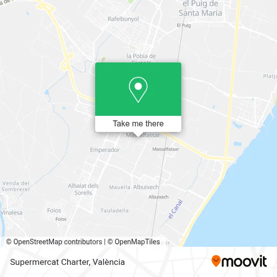 Supermercat Charter map