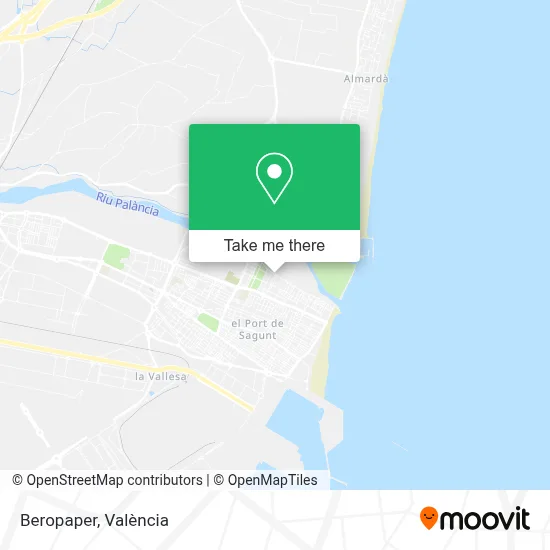 Beropaper map