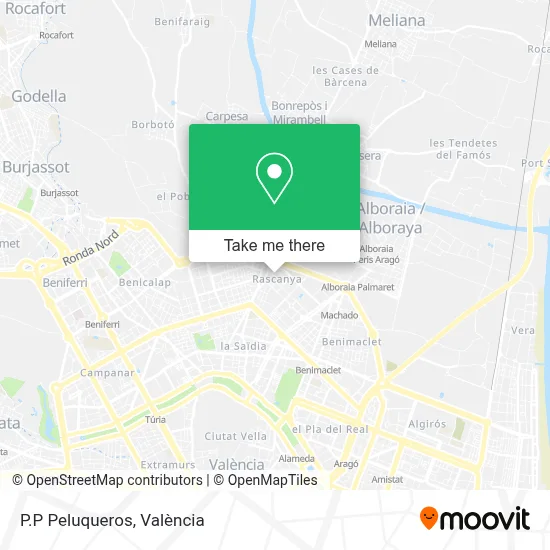 P.P Peluqueros map
