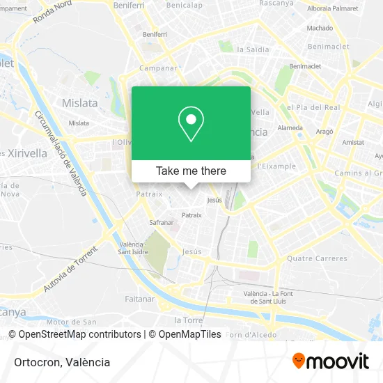 Ortocron map
