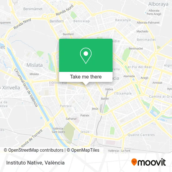 Instituto Native map